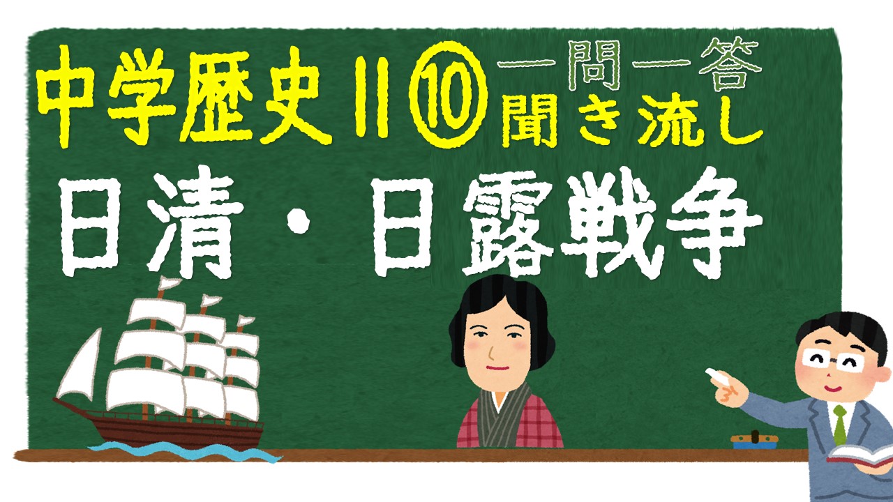 中学歴史Ⅱ　一問一答　日清・日露戦争